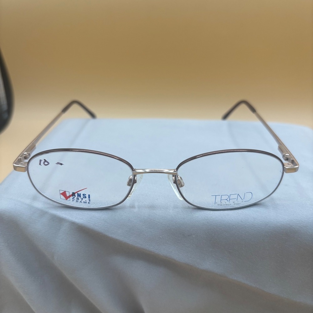 Titmus Trend Setters T309S BRN Safety Glasses Frames ANSI Z87.1 Stainless Steel